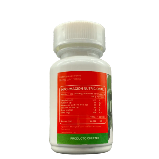 Moringa - 30 Cápsulas